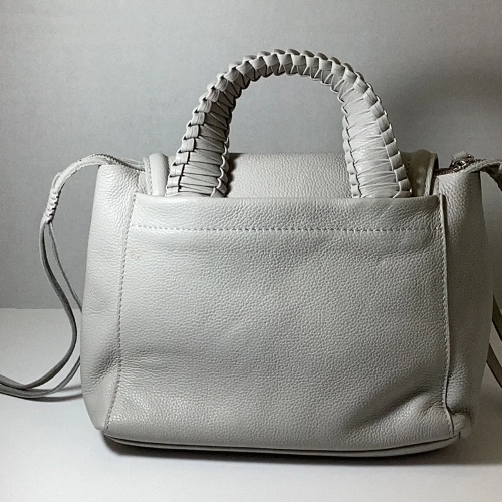 Callista Small Top Handle Bag 23 Stone Grained Leather Note: New without tag